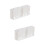 2Pcs Stable Plastic Miniature Apartment Building Models for DIY Decor 9