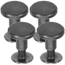 80Pcs Zinc Alloy Round Rivets for Jackets Bags Shoes Durable Fastening