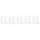 10Pcs White PVC Light Extension Cord Flexible LED Lamp Cable Accessory 10