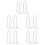 10Pcs White PVC Light Extension Cord Flexible LED Lamp Cable Accessory 7