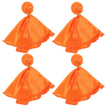 16Pcs Nylon Football Flags Orange Portable Referee Penalty Flags Set