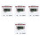 4Pcs Compact Digital Timers White Poker Timer for Party and Study 5