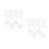 20Pcs Transparent Plastic Round End Caps Reusable Planter Box Stoppers 7