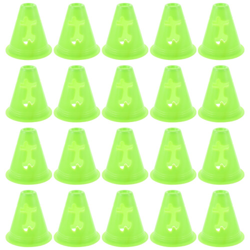 80Pcs Durable Training Marker Cones for Soccer and Drills