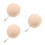 3Pcs Beige Rubber Gas Bladders for Laboratory Efficient Gas Sampling 6