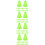 80Pcs Durable Training Marker Cones for Soccer and Drills 9