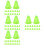 80Pcs Durable Training Marker Cones for Soccer and Drills 8
