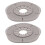 8Pcs Easy Install Grey Silicone Car Wiper Hole Protective Covers 1