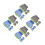 24Pcs Lightweight Reflective Neck Shield Mesh Hard Hat Sun Protection 6