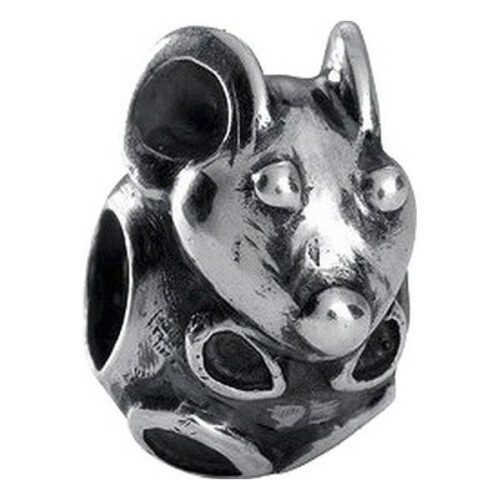 Glasperle - Viceroy - VMG0001-00 - Silber - 1 Cm - Unisex