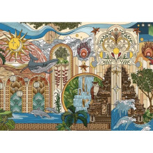 1500-piece Puzzle The Garden of Dreams, for ages 14 and up, High-quality Puzzle, Artist Collection, 12001612, Nathan