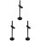3Pcs Durable GPU Support Bracket Black Metal Vertical GPU Mount 4