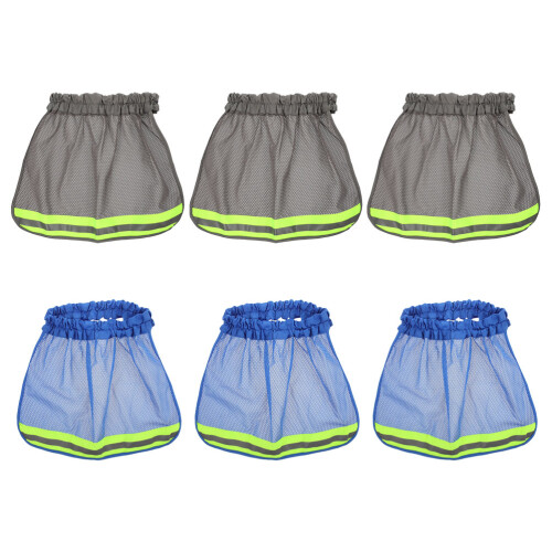 24Pcs Lightweight Reflective Neck Shield Mesh Hard Hat Sun Protection 1