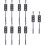 10Pcs Simulation Signal Model Metal ABS Dark Grey for DIY Sand Table 6