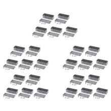 25 Piezas Pedal de Efectos de Guitarra Caja de Pedal de Aluminio para DIY Kit de Pedal de Guitarra 1590A