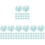 200Pcs Sky-Blue Truffle Paper Wrappers Decorative Chocolate Holders 3
