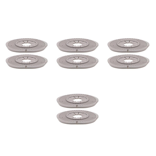 8Pcs Easy Install Grey Silicone Car Wiper Hole Protective Covers 2