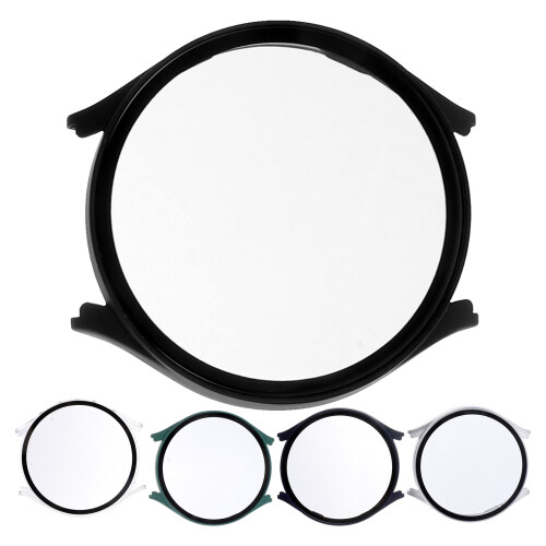 15Pcs 44Mm Watch Screen Protector with Pc Frame Tempered Glass Black 1