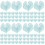 200Pcs Sky-Blue Truffle Paper Wrappers Decorative Chocolate Holders 6