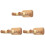 3Pcs Wood Guitar Holder Wall Mount Beige Adjustable Wall Hook Stand 4