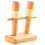 3Pcs Wood Guitar Holder Wall Mount Beige Adjustable Wall Hook Stand 1