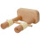 3Pcs Wood Guitar Holder Wall Mount Beige Adjustable Wall Hook Stand 3