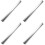 4Pcs Aluminum Alloy Restaurant Ticket Holder Slide Check Rack Silver 7