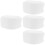 4Pcs White Kitchen Chef Hats Breathable Cloth Uniform Caps for Adults 7
