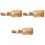 3Pcs Wood Guitar Holder Wall Mount Beige Adjustable Wall Hook Stand 5