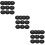 30Pcs Black Garden Barrier Non-Woven Cloth Tree Root Protection Mat 7