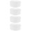 4Pcs White Kitchen Chef Hats Breathable Cloth Uniform Caps for Adults 8