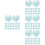 200Pcs Sky-Blue Truffle Paper Wrappers Decorative Chocolate Holders 7