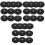 30Pcs Black Garden Barrier Non-Woven Cloth Tree Root Protection Mat 4