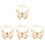 4Sets Cluster En Buikdans Ketting Sieraden Vrouwen 3
