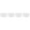 4Pcs White Kitchen Chef Hats Breathable Cloth Uniform Caps for Adults 5