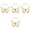 4Sets Cluster En Buikdans Ketting Sieraden Vrouwen 4