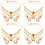 4Sets Cluster En Buikdans Ketting Sieraden Vrouwen 6