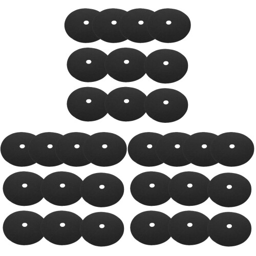 30Pcs Black Garden Barrier Non-Woven Cloth Tree Root Protection Mat 2