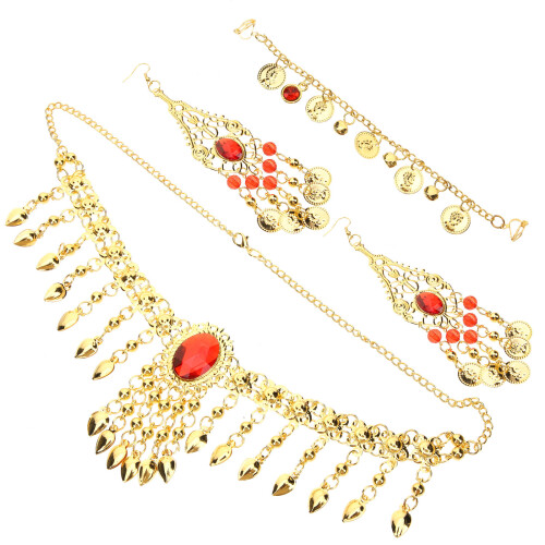 4Sets Cluster En Buikdans Ketting Sieraden Vrouwen 1
