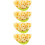 4St Vegetarische Pannenkoek Model PVC Realistisch Multikleur Decor 9