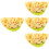 4St Vegetarische Pannenkoek Model PVC Realistisch Multikleur Decor 8