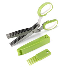 Ciseaux de Cuisine pour Aliments Ciseaux à Légumes Ciseaux de Cuisine pour Aliments Ciseaux à Salade Ciseaux de Cuisine pour Aliments Vert