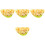 4St Vegetarische Pannenkoek Model PVC Realistisch Multikleur Decor 5