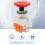Red Mushroom Cap 1NO 1NC DPST Emergency Stop Push Button  AC 660V 10A 4