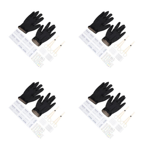 4Sets Piercing Accessoires Kit Roestvrij Staal Voor Feest 2