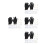 4Sets Piercing Accessoires Kit Roestvrij Staal Voor Feest 6