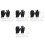 4Sets Piercing Accessoires Kit Roestvrij Staal Voor Feest 4