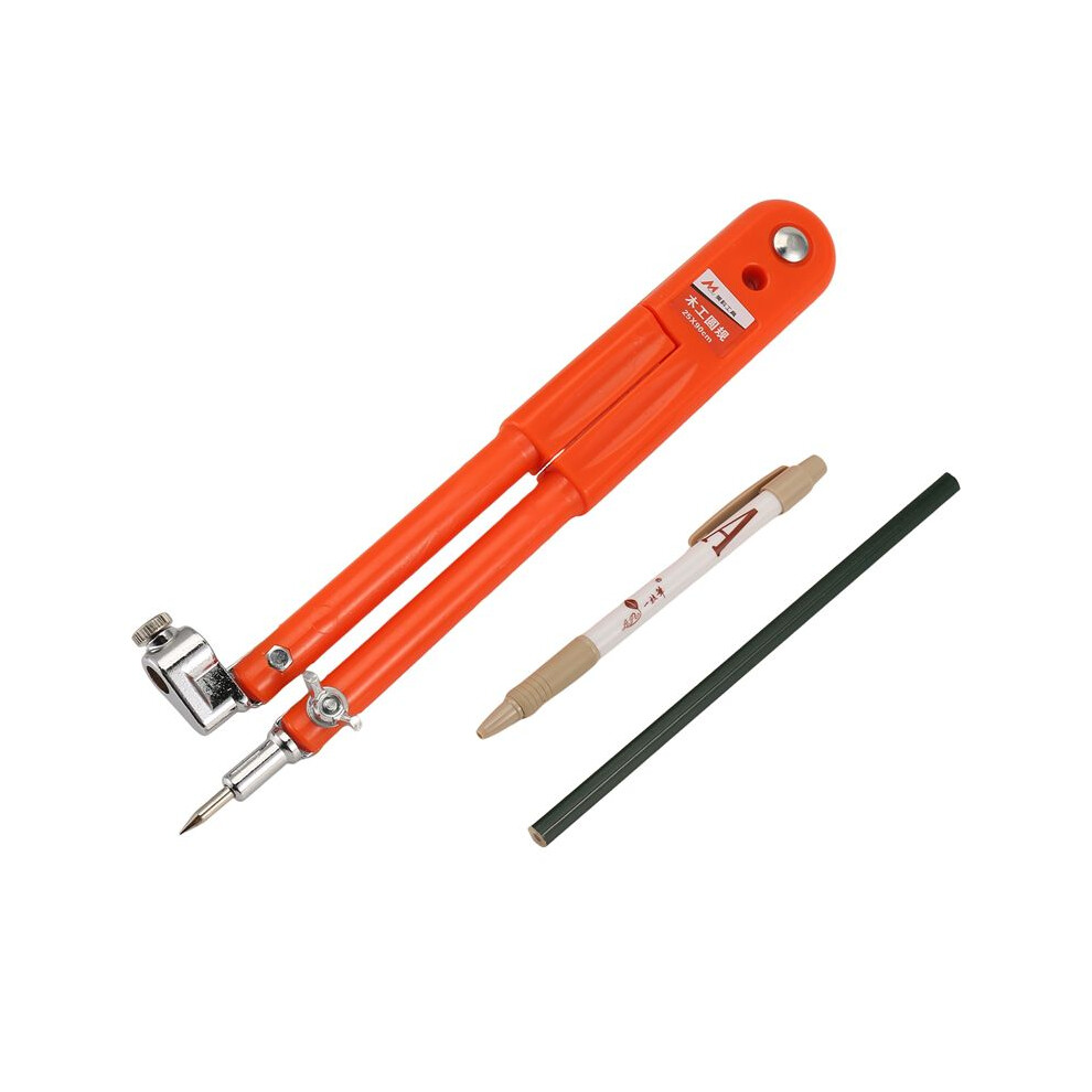 Carpenter Precision Pencil Compasses Large Diameter Adjustable Dividers Marking And Scribing Compass For Woodworking S 6034002932704