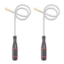 2PCS Flexible Magnetic Pickup Tool, 23.6inch Long Flexible Bend-It Magnet Snake Pickup, Bendable Magnetic Pickup 2LB