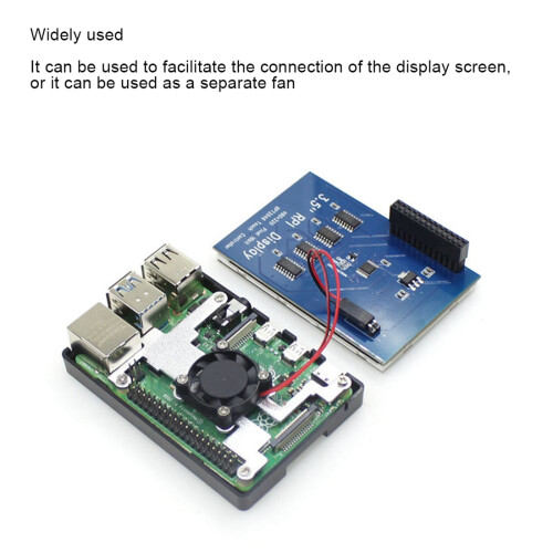Ventilateur de Refroidissement à éCran Tactile de 3,5 Pouces pour Raspberry Pi 4 2